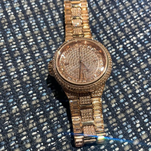 Michael Kors Camille Rose Dial Rose Gold-Tone Ladies Watch MK5862